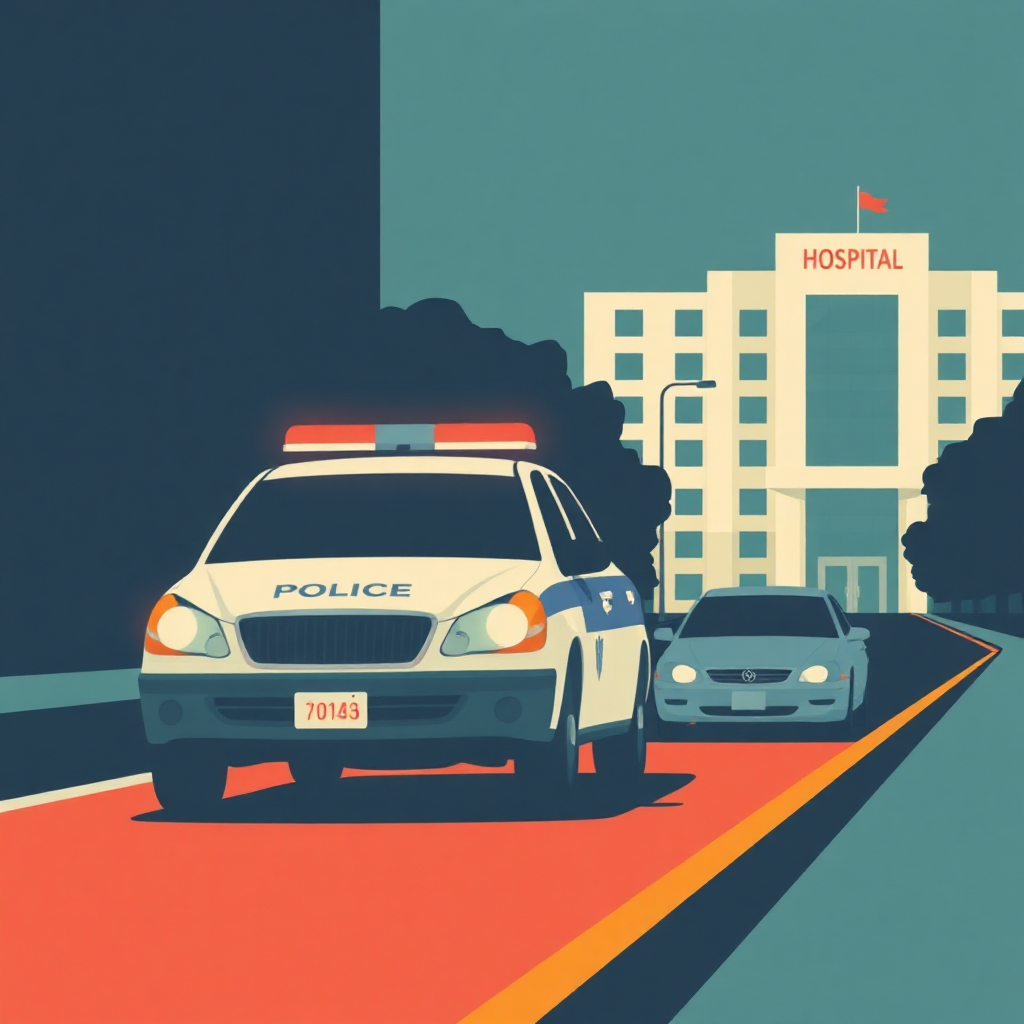 When Police Escort Civilians to Hospitals: The Real Calculus