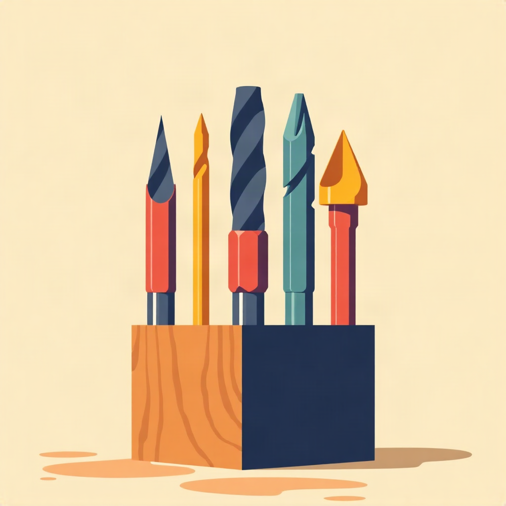 Drill Bits Decoded: Wood, Steel & Tile