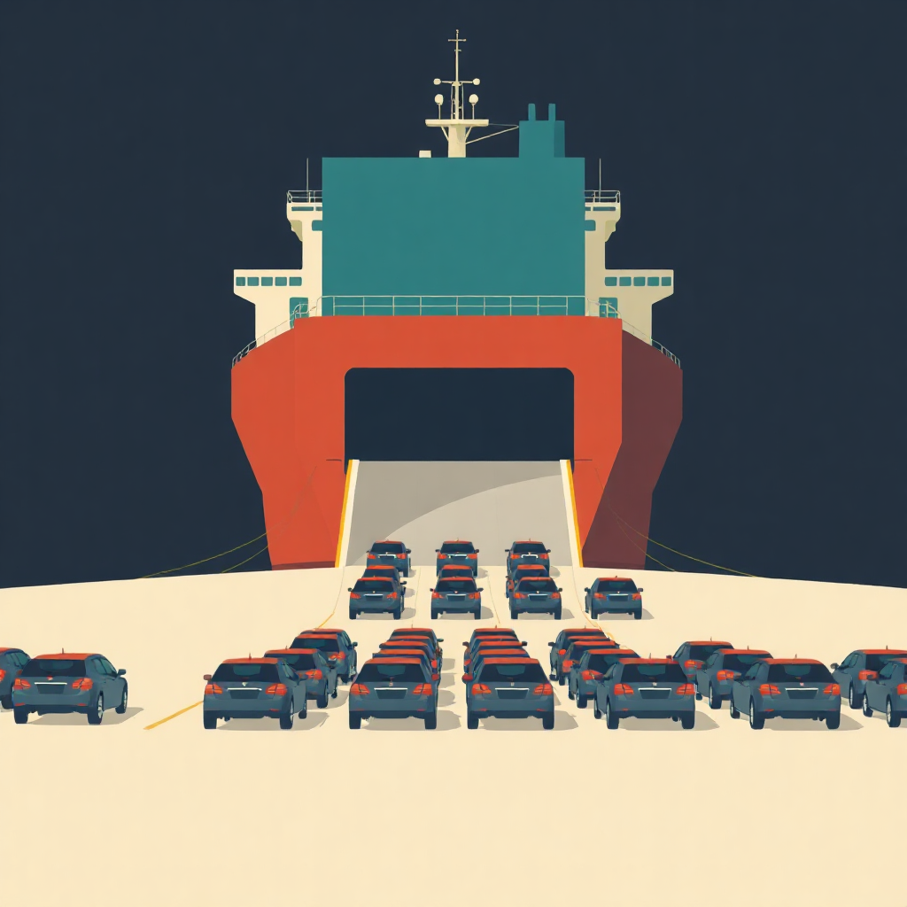 How 8,000 Cars Unload From One Ship episode artwork