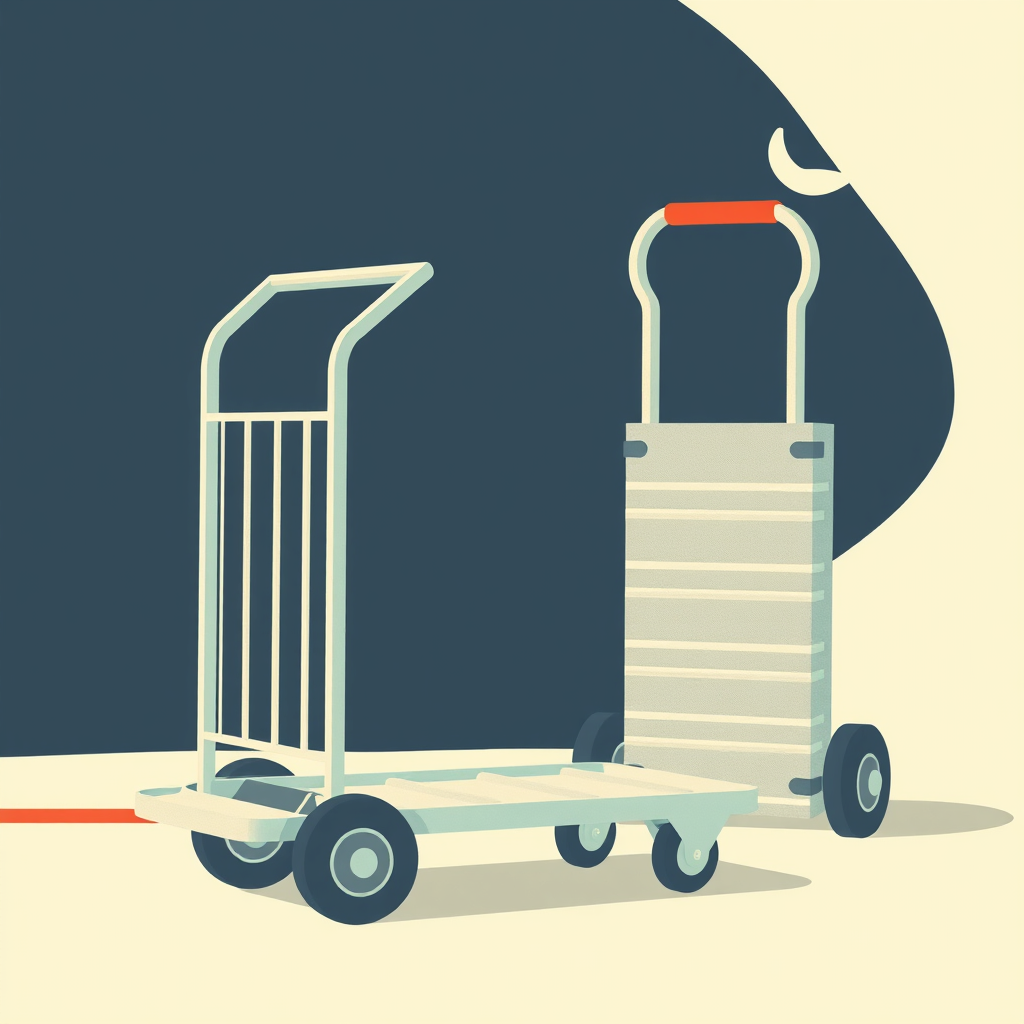 Luggage Carts to Airport Dollies: Three Tiers of Moving Equipment