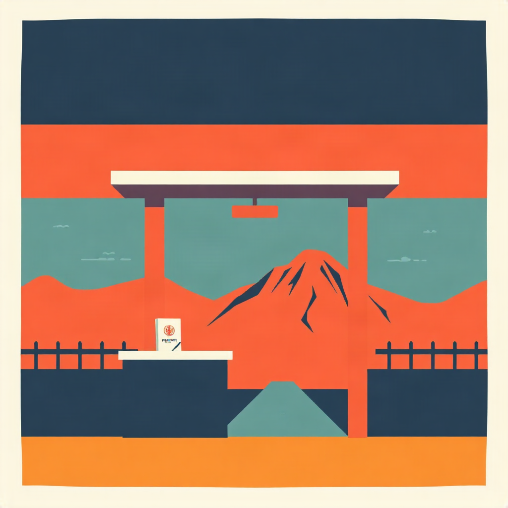 The Sinai Crossing Where a Stamp Draws the Border