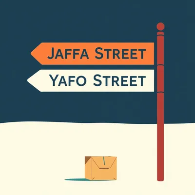 Why Jaffa Street Has Three Names