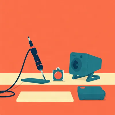 Soldering for Beginners: Badges, Fumes, and Real Safety