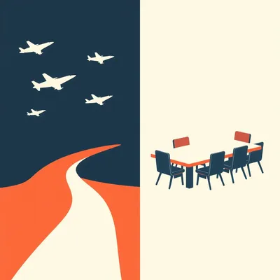 Two Wars, One Airspace